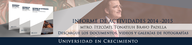 20 de marzo de 2015 Descarga el mensaje del Rector General con motivo del Informe de Actividades 2014-2015